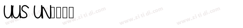UUS UN字体转换
